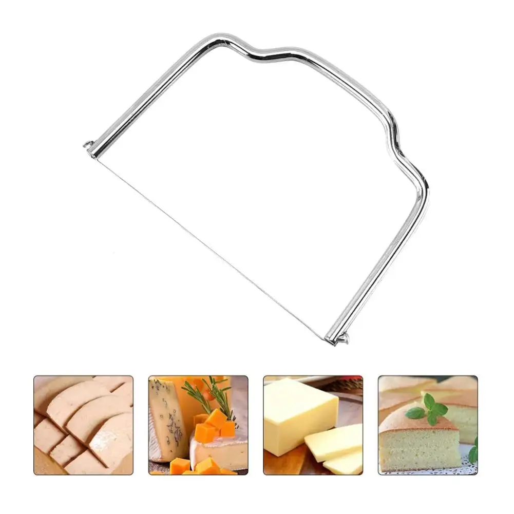 1PC Butter Wire Slicer Steel Handheld Butter Cutter Tools Kitchen Wire Cheese Cutting Cutter Cheese V4X2