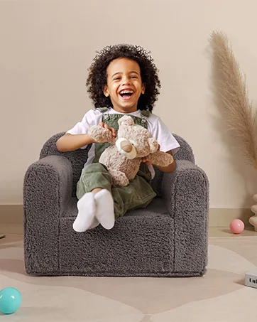 kids sofa chair sherpa