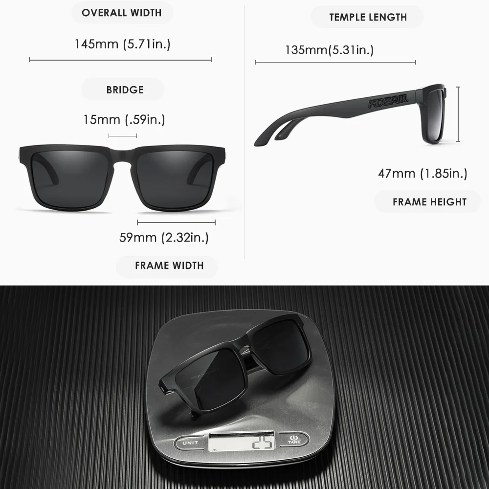 Polarized Sunglasses KDEAM Men's Fishing Lifestyles Mirrored Color Blocking for Women with Box
