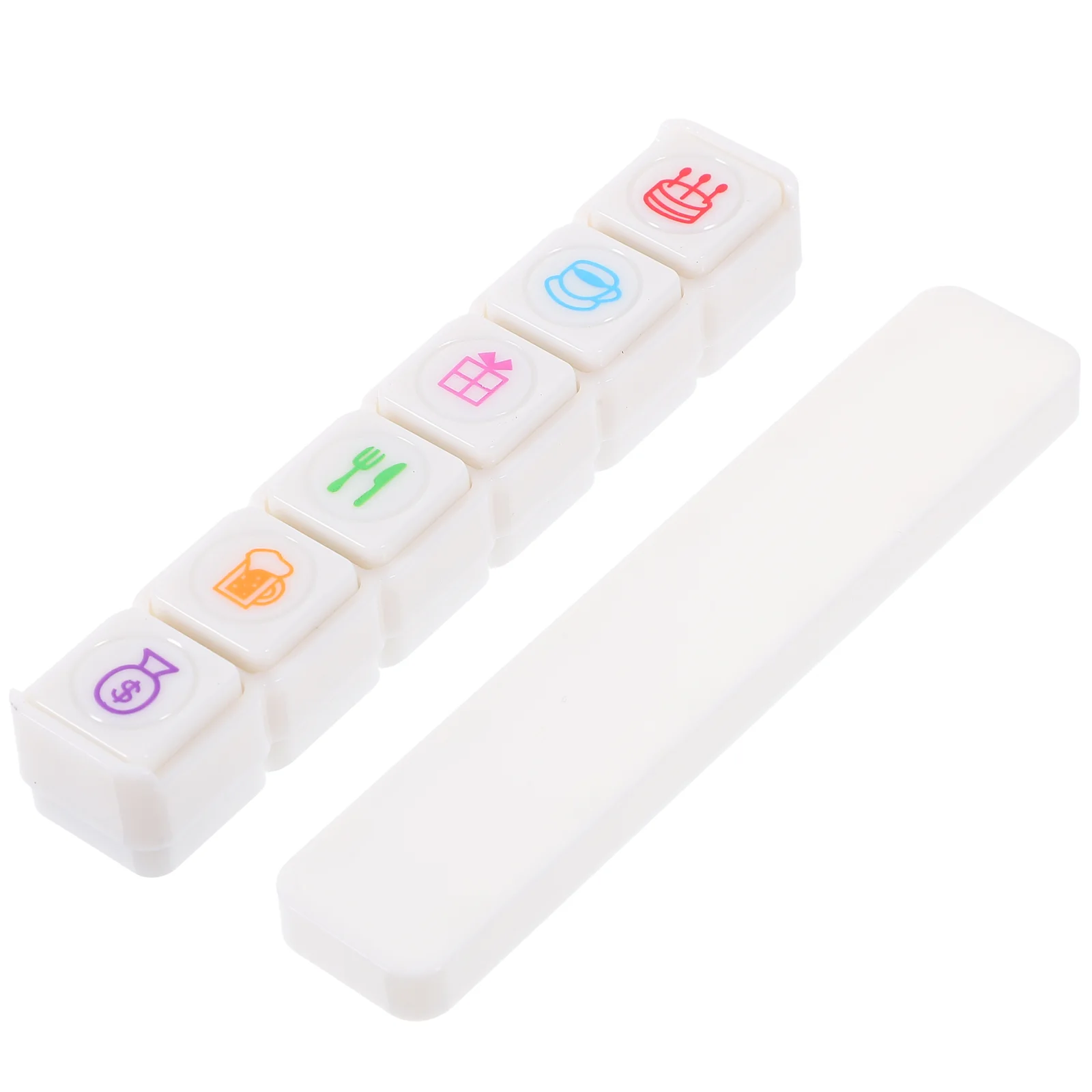 

1 Set Plastic Scrapbooking Stamps Cartoon Stamps DIY Plastic Stamps Decorative Pattern Stamps