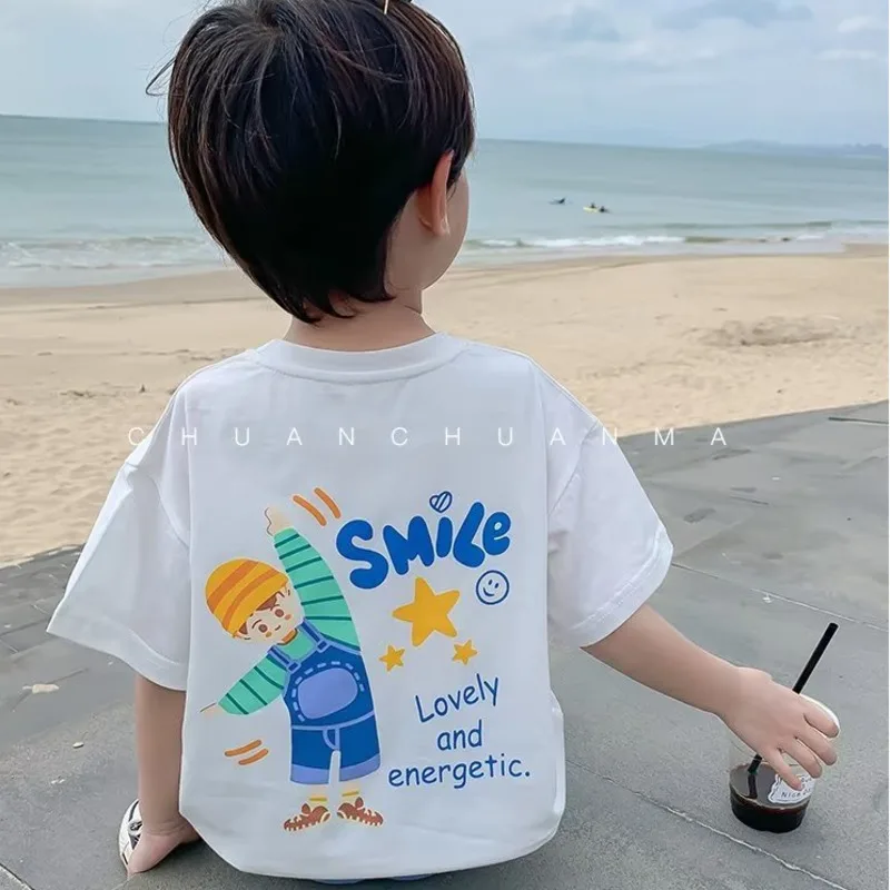 

Children's T-shirts For Children Clothes Boys Kids Tee Short T-shirt Tops Boy Clothing Sleeve Top Boy's Child Wear Cheap Summer