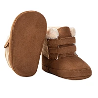 Baby Winter Snow Boots Girl Boys Shoes Fuzzy Plush High Top Boots Warm Baby Walking Shoes for Toddler Infant First Walkers 3