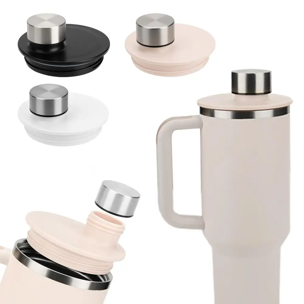 Stanley Tumbler Lid Replacement Leakproof Food Grade High Temp Resistant One Hand Operation Easy Clean Reusable Outdoor