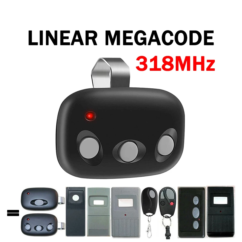 

For Linear MCT-3 ACT-31B ACP00879 MCT-11 DNT00090 MCT-3 DNT00089 LD033 Remote Control Garage Door Opener 318MHz Rolling Code