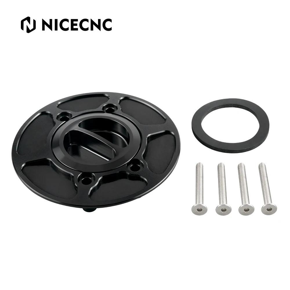 Motorcycle Keyless Fuel Gas Cap Anodized For BMW F650 F700 F800 GS GT