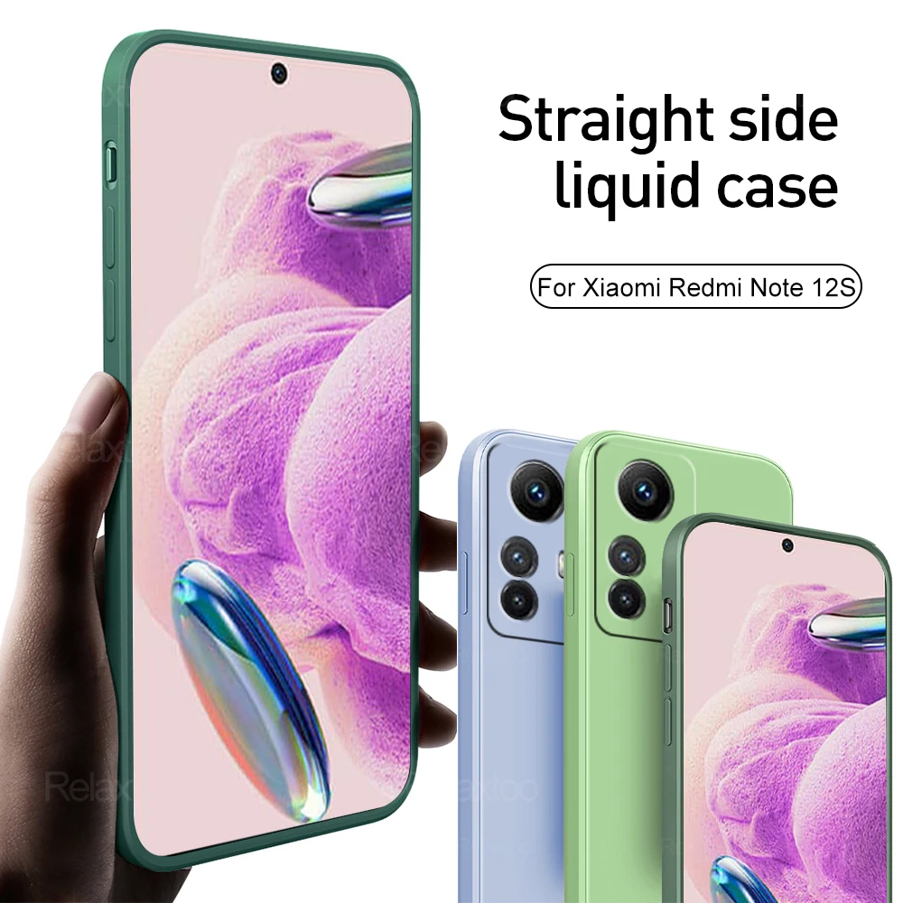 Custodia Liquida Lato Dritto Per Xiaomi Redmi Note 12S/12 Pro/12 4G 12 Pro Plus/12 Pro 5G 12 Turbo Redmi 12C/11A 4G Custodia Per Telefono