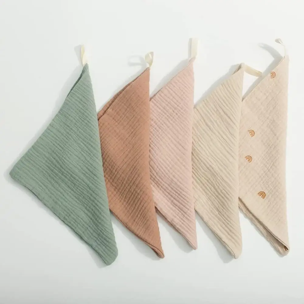Cotton Baby Muslin Washcloths Soft Random Color