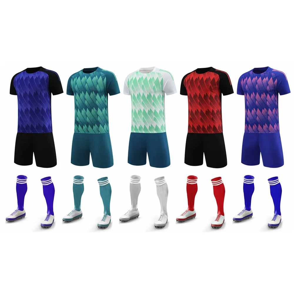 24 25 American children's clothing boy girl Fans shirt Training wear games Football Jersey sport Men Kids Kit Tops and shorts