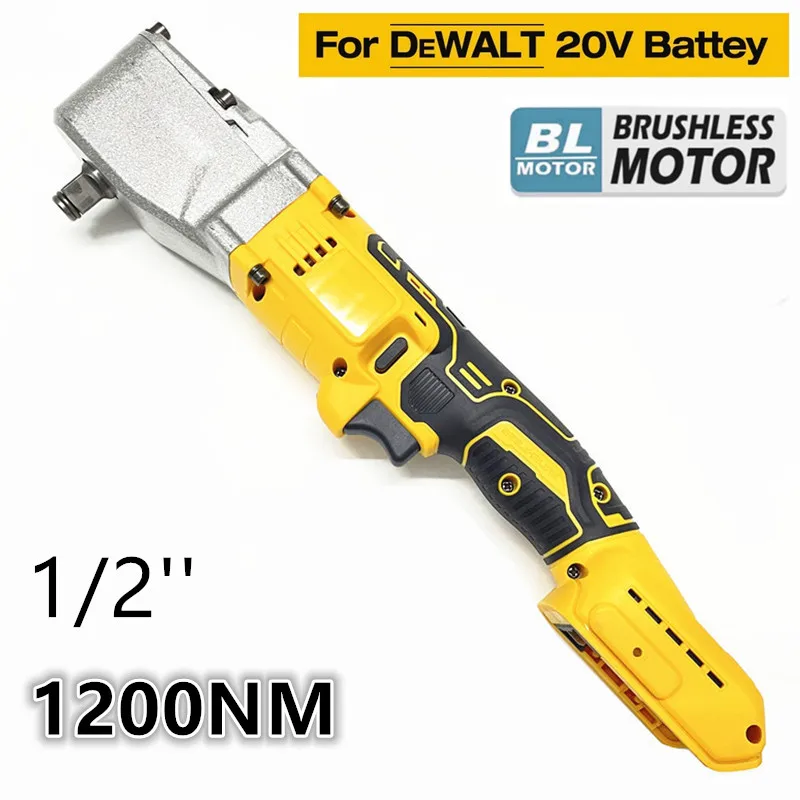Fit For DeWALT 20V Battery Brushless Ratchet Wrench 1200NM