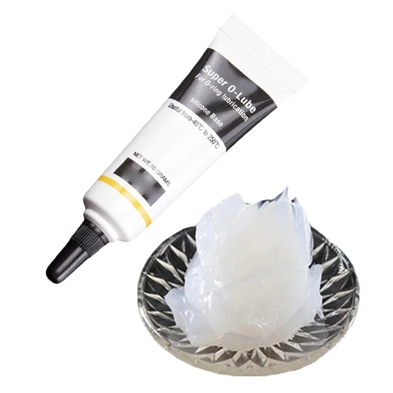 Waterproof Silicone Lubricant Grease for Faucet O-Rings High and Low Temperature Resistant Grade 0.35 oz Tube