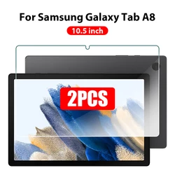 Premium Tempered Glass Screen Protector (2 - Pack) for Samsung Galaxy Tablets (A8 10.5 inch)