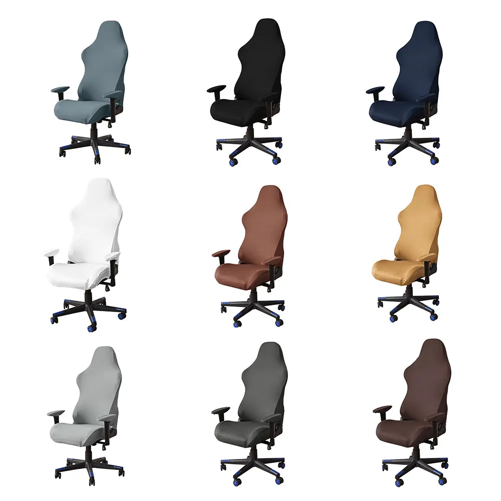 ComputerGamingChairCoversStretchSpandexArmchairGamerSeatCover