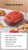 DMWD Multifunction Double Side Heating Electric Skillet 1400W Crepe Pancake Maker Pizza Pie Machine Grill BBQ Griddle Frying Pan 4