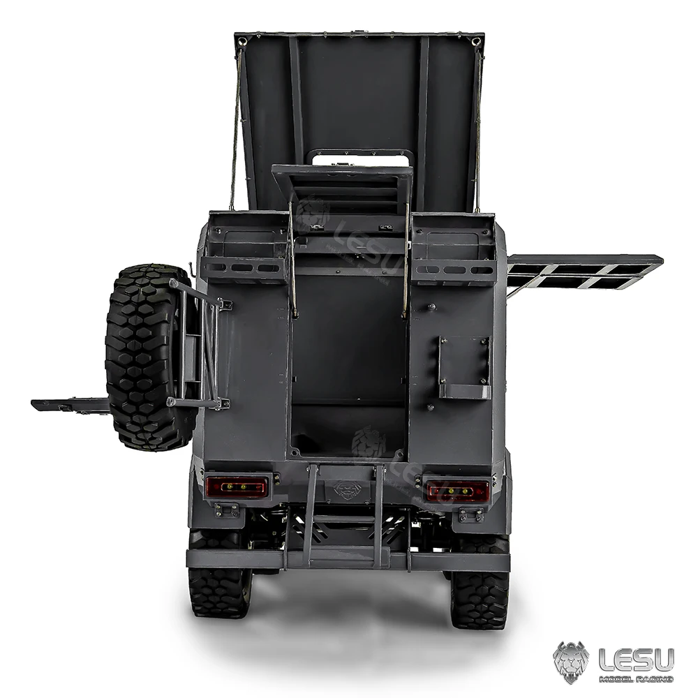 LESU 1/10 Simulation Light Truck Full Metal RV Model RAVE-UM406 2