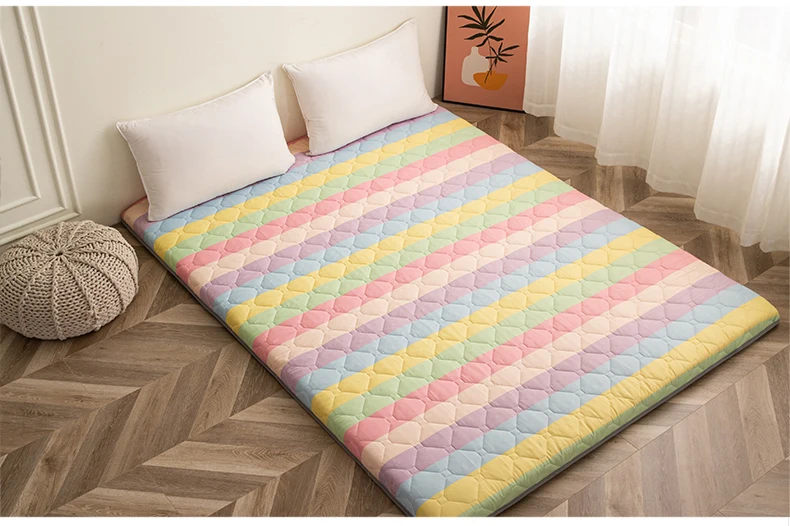 Description Picture 4 of itemThickened mattress soft cushion floor mat household folding floor bedding floor bedding sleeping mat student dormitory rental