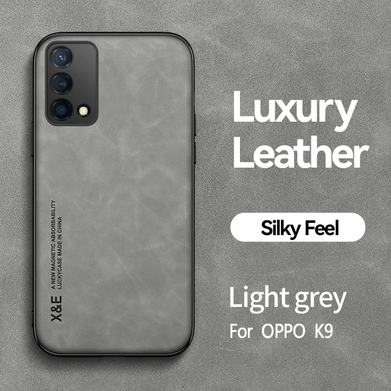 Magnetic Leather Car Holder Phone Case with Back Cover for Realme GT Master Edition