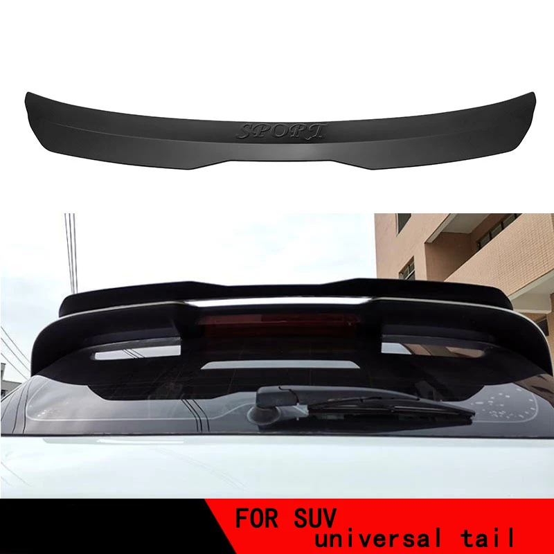 

1Pc Universal Rear Roof Lip Spoiler Wing for Hatchback Car ABS Rear Roof Spoiler Refitting Top Wing Car Decoration Accessories
