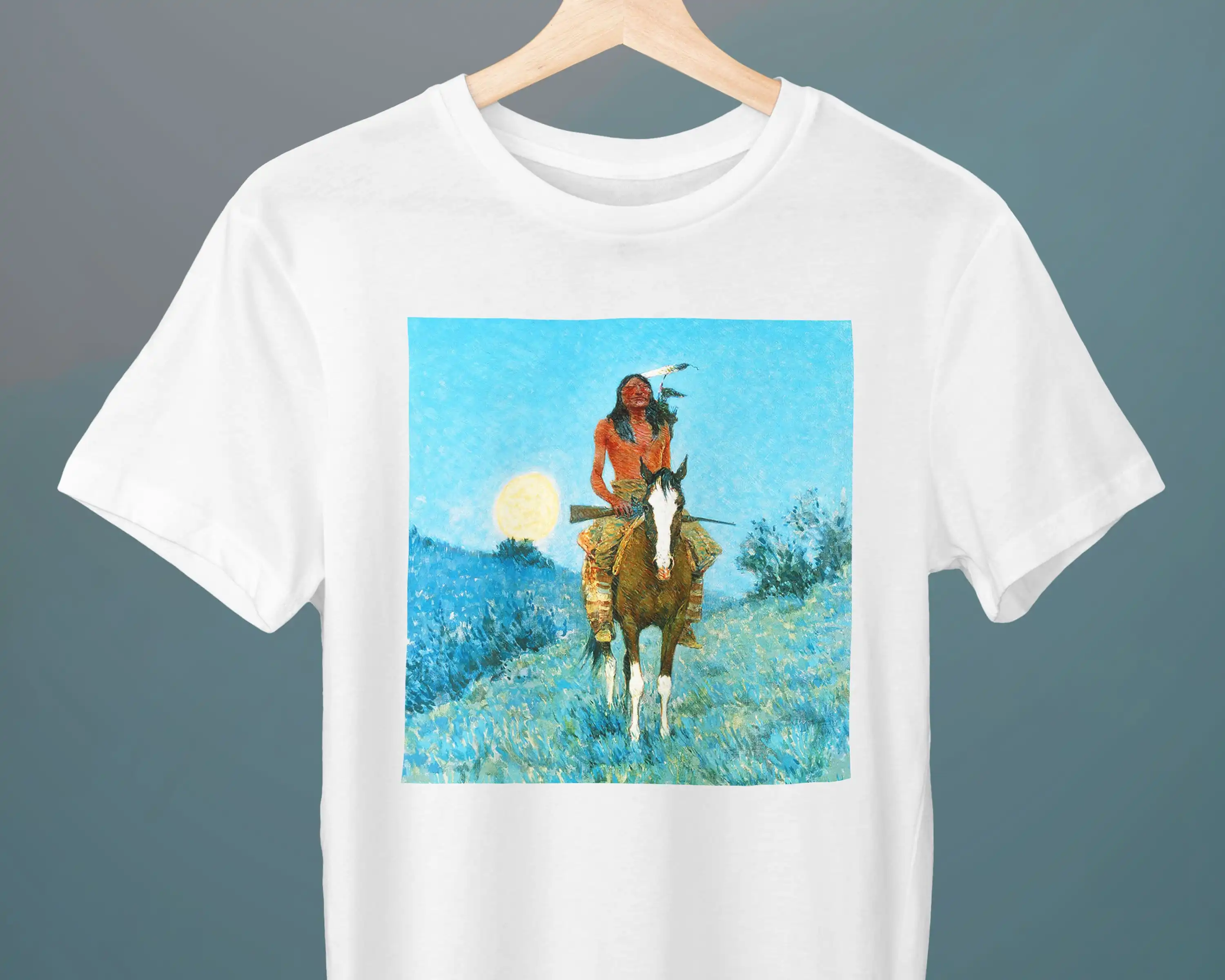 La T-Shirt Unisex Outlier Strambic Remington Western Art