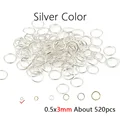 Silver 3mm 520pcs