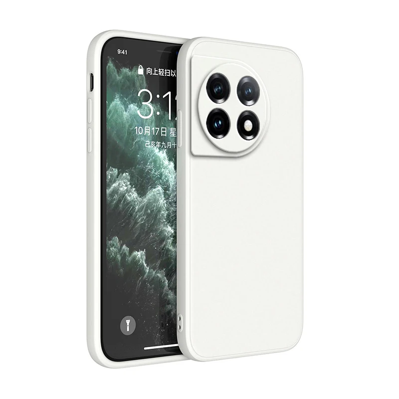 Enhanced Liquid Silicone Camera Protective Phone Case - Premium Back Cover