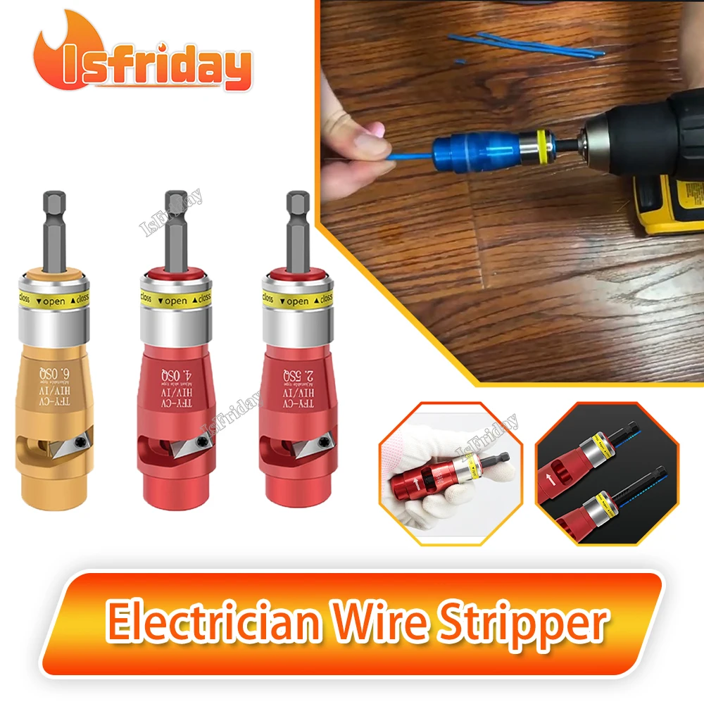 Electrician-Wire-Stripper-For-Quickly-Stripping-Wire-Use-With-Hand ...