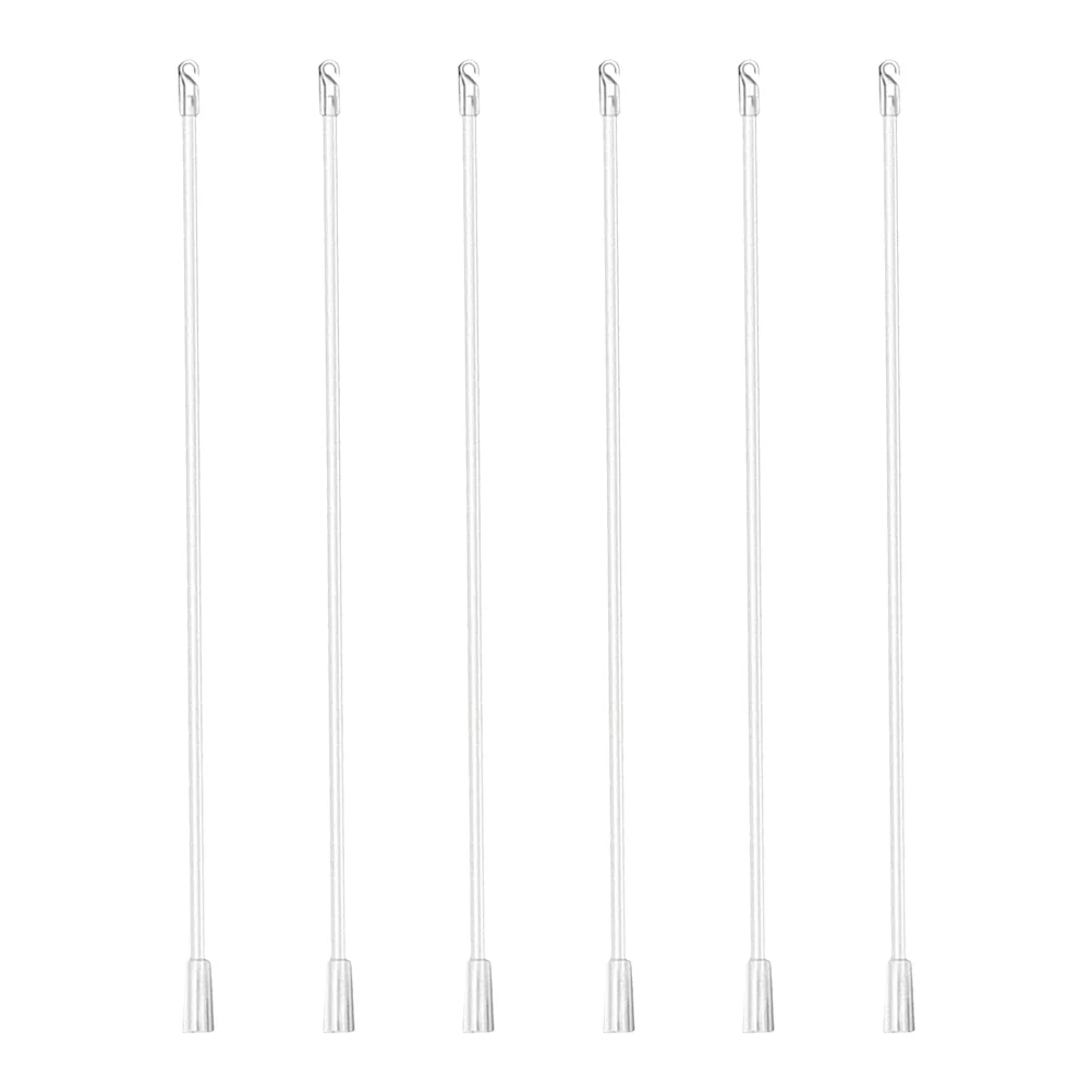 

6 Pcs Plastic Venetian Blind Wands Vertical Pulling Wand Curtain Accessories