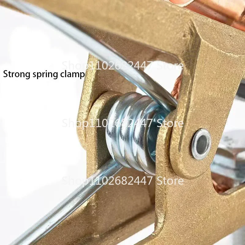 300A Grounding Clamp A-shaped Heavy Duty Earth Clamp Antioxidant Brass Multipurpose Welding Ground for Shipyards 1PCS welding accessories clamp welding electrode clamp