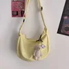 Shoulder Bags Women Solid Harajuku All-Match Simple Multifunction Handbags Large Capacity Crossbody Bags For Women Teens Purse 6