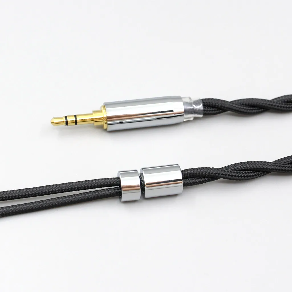 Pure Silver Nylon Shield Cabo para Hifiman Sundara Ananda 99 Grafeno Paládio Ouro He1000se v2 He6se He400se He35 Ln008293 - Image 5