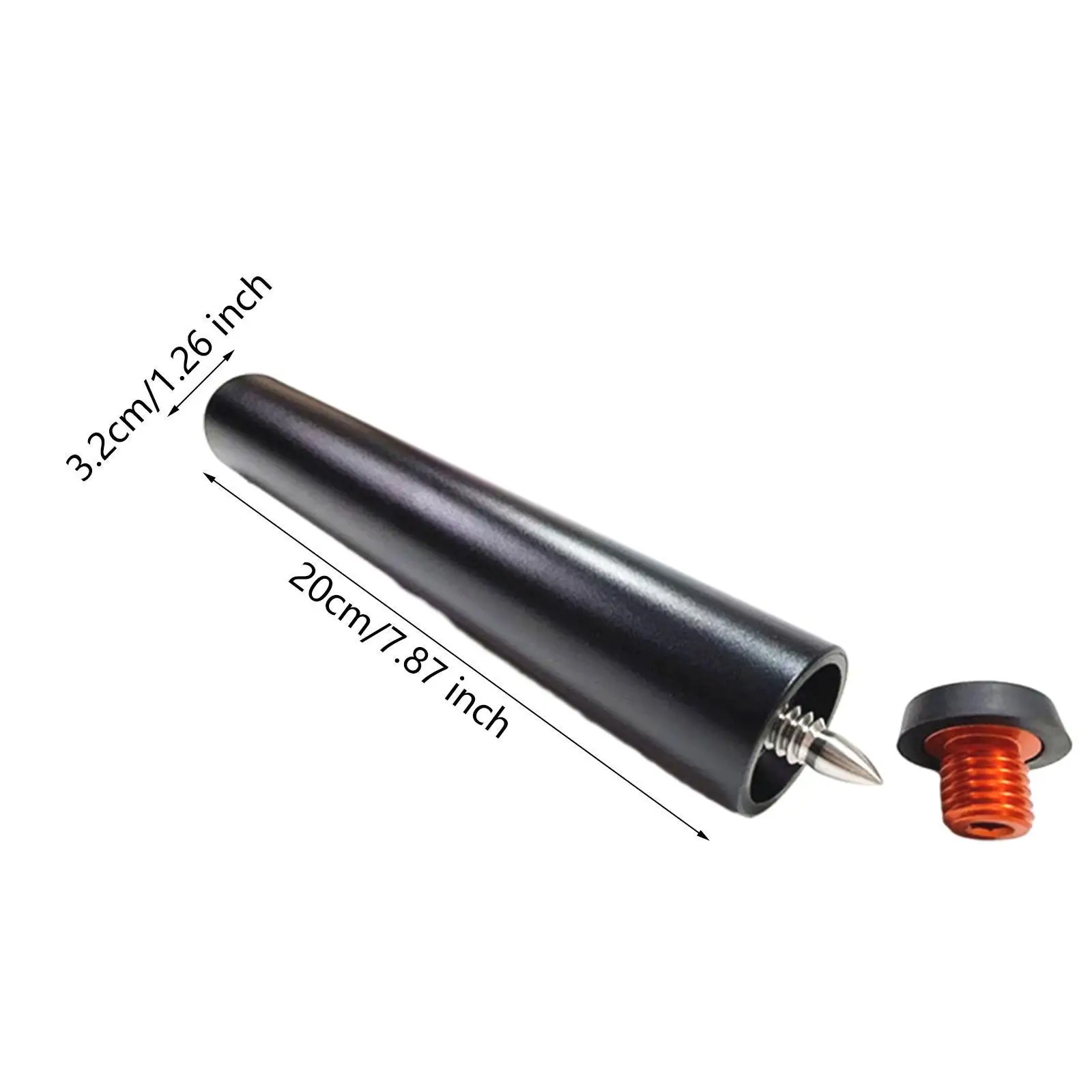 Pool Cue Extender Billiard Snooker Cue Extension Aluminum Alloy Billiard Holder Billiards Cue Extension for Snooker Athlete