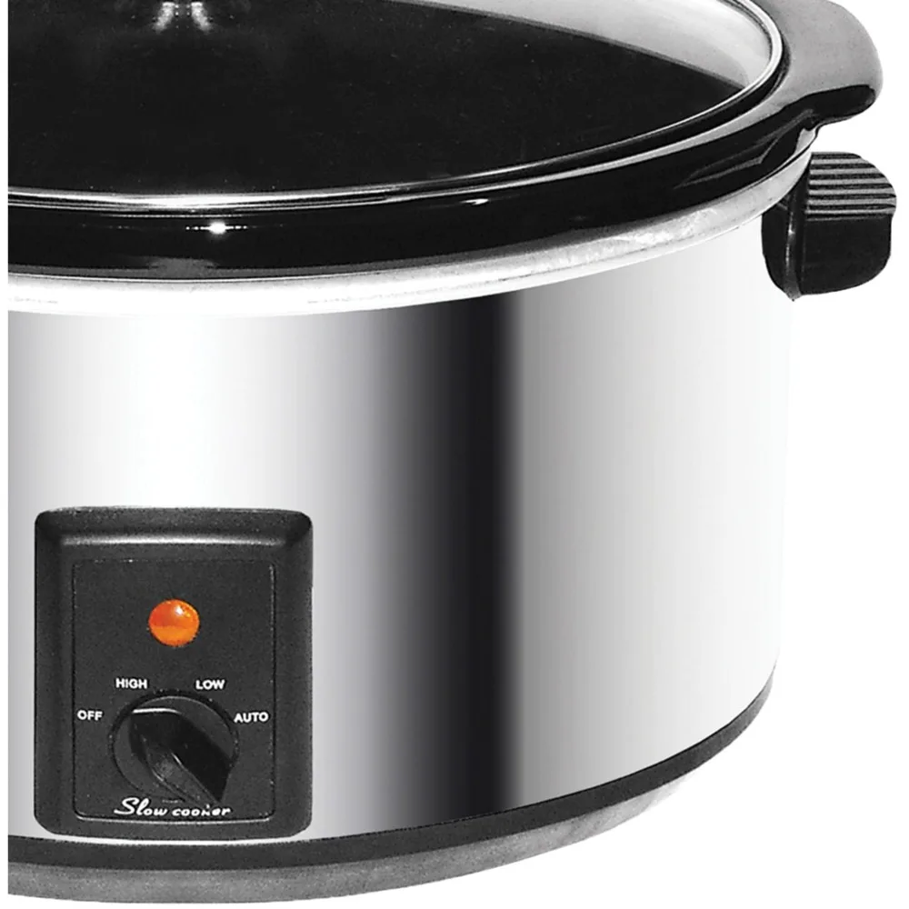 Kitchen utensils, household appliances, 8 quart stainless steel slow stew pot, cooking, free shipping 5