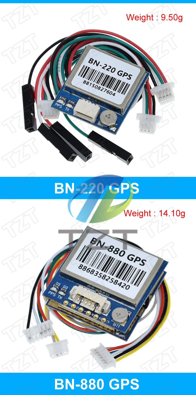 BN220 BN180 BN-880 TZT 3,0 V-5,0 V TTL-Pegelmodul TZT Dual-Mode-Modulantenne Eingebauter FLASH BN-220 BN880 – Detail 9