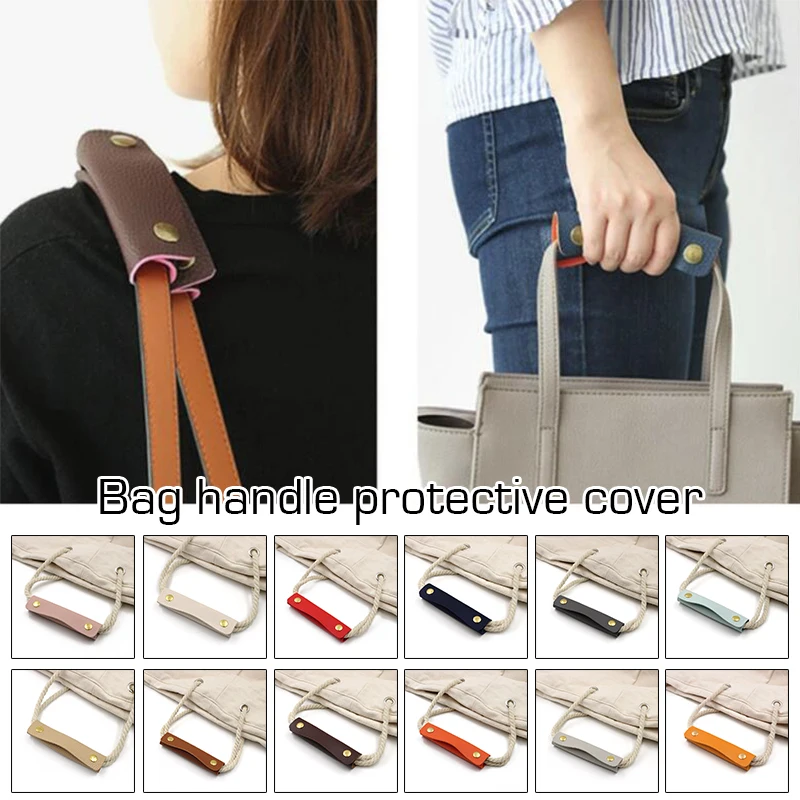 Suitcase Grip Protective Luggage Bag Leather Handle Wrap Shoulder Strap Cover Leather Padded Travel Suitcase and Trolley Holster