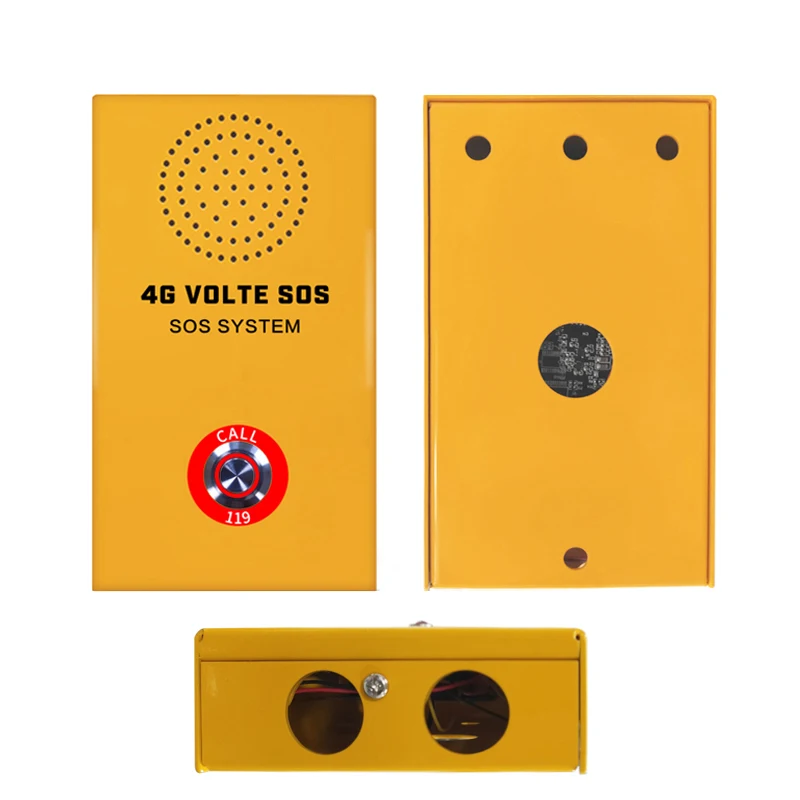 4G One-click Alarm System with QUAD Band Emergency Call for help Worldwide with Intercom for Calling