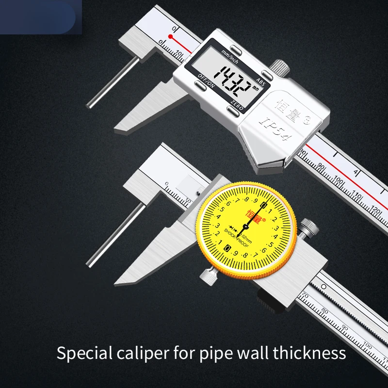 aco-inoxidavel-espessura-vernier-caliper-tubo-display-digital-ferramenta-de-medicao-especial-com-dial-0-300mm