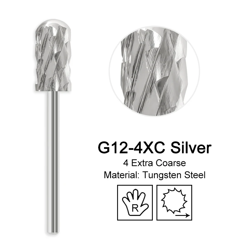 Golden Tungsten Carbide Nail Drill Bit for Manicure and Pedicure Accessories