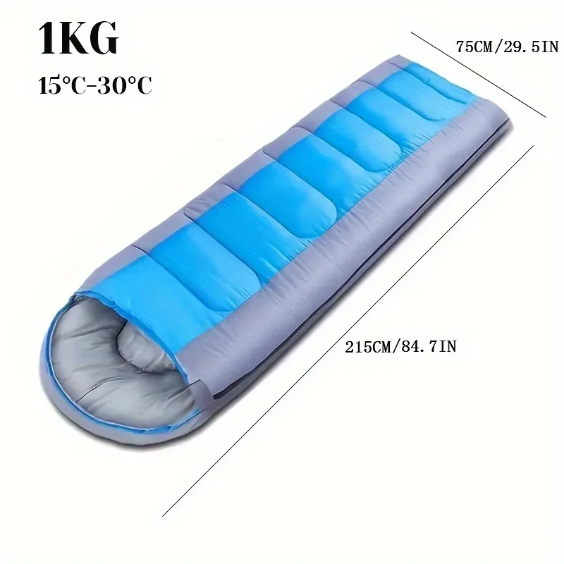 Portable camping sleeping bag ultra light waterproof all season warm sleeping bag hiking compression bag