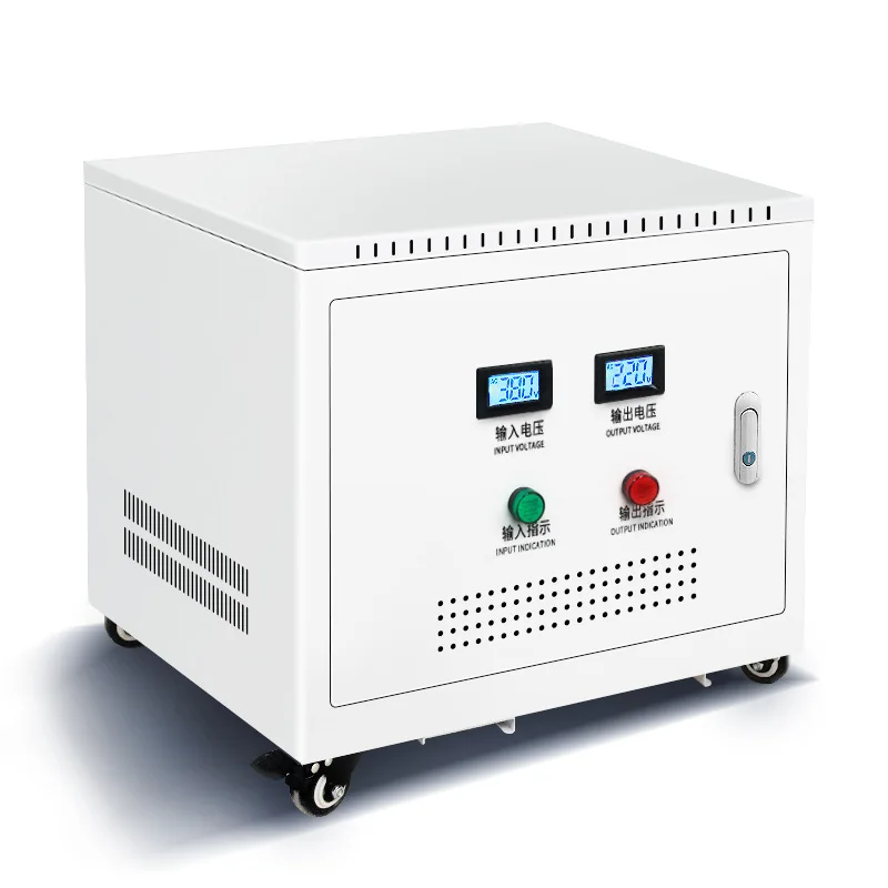 변압기 5kva 10kva 30kva 3상 380V를 단상 220V/110V AC 50Hz 60Hz로 변환하는 삼상 건식 절연 변압기 가정용