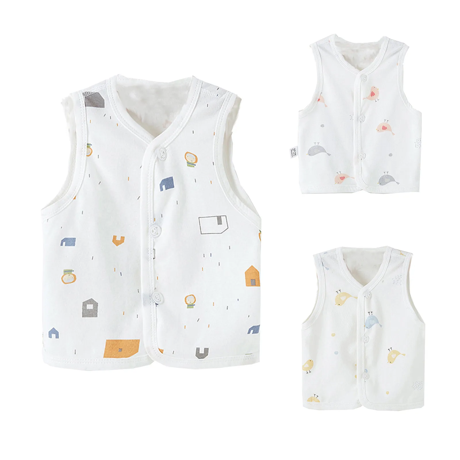 Children's Vest Girls Baby Sleeveless Coat Waistcoats Cardigan