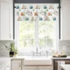 ZEDLIYU Valances for Windows Kitchen Living Room Small Window Valance Fall Pumpkin Autumn Harvest Thanksgiving 1 Panel 2