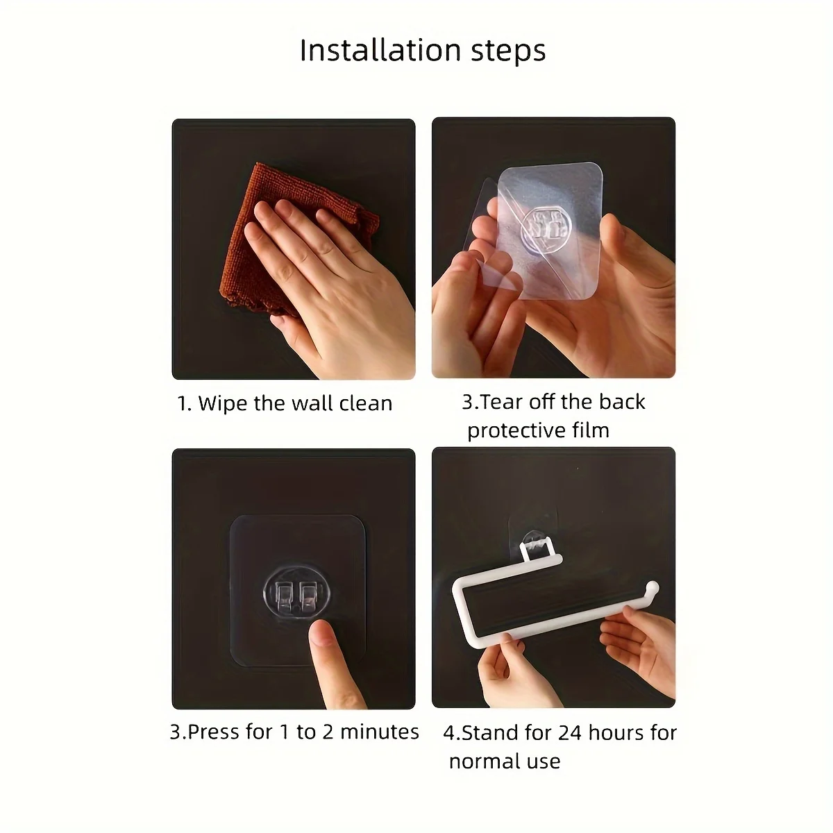 Paper Towel Holders Punching-free Tissue Holder Wall-mounted Towel Storage Rack Dish Cloth Holder For Kitchen Bathroom Supplies wall mounted hook rack towel hook rack
