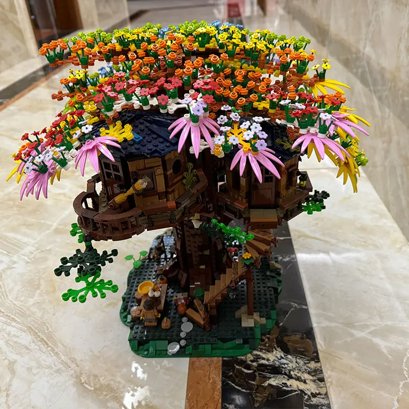 5000pcs colorful leaves cherry blossom rainbow four seasons