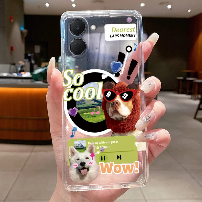 Butterfly Bow Transparent Soft Silicone Phone Case