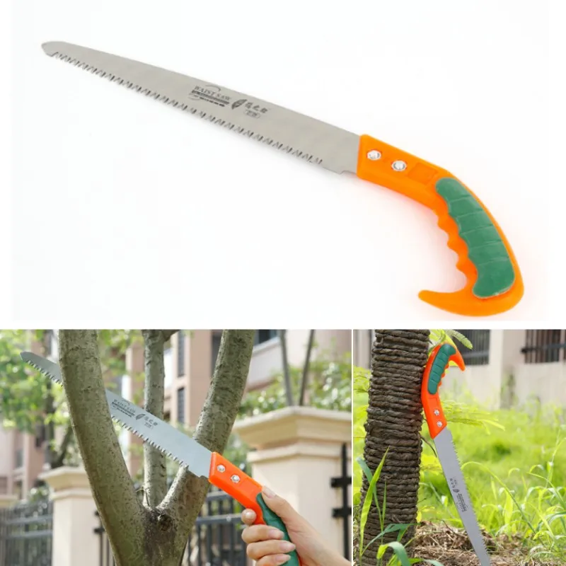 Garden Pruning Handsaw 32 Teeth Fruit Tree Pruning Small Handsaw Household Fruit Wood Saw Pruning Saw Wood Saw Hand Tools 6