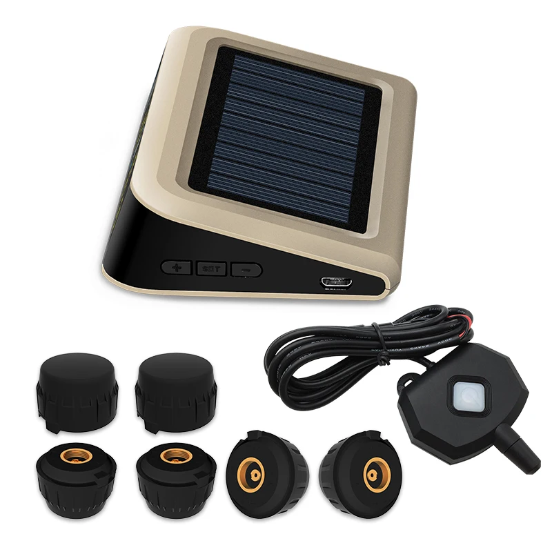 무선 타이어 압력 모니터링 시스템, RV 6 타이어 센서, 태양열 외부 센서, 트럭 트레일러 tpms