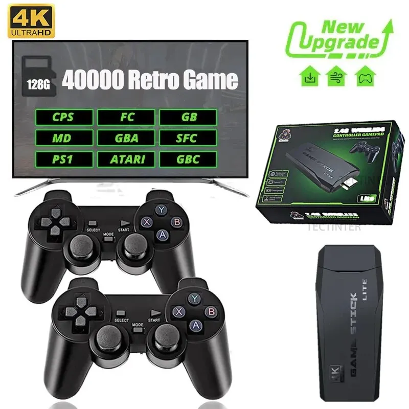 M8 Video Game Console 128G Built-in 40000 Games Wireless