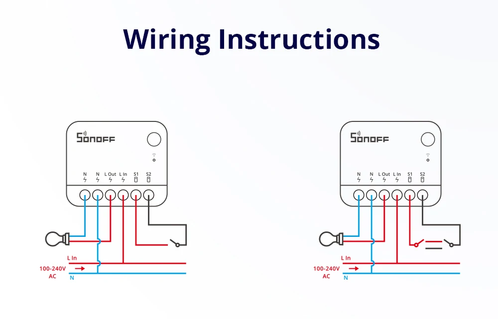 Mini R4 Extreme Minir4 Mini R4 Wifi Smart Switch Interruptor with Relay on-Off