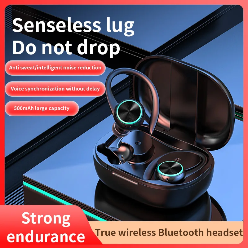 

Беспроводные Bluetooth-наушники TWS, сенсорные наушники-вкладыши с шумоподавлением, Спортивная стереогарнитура с цифровым дисплеем для смартфонов, Ipad