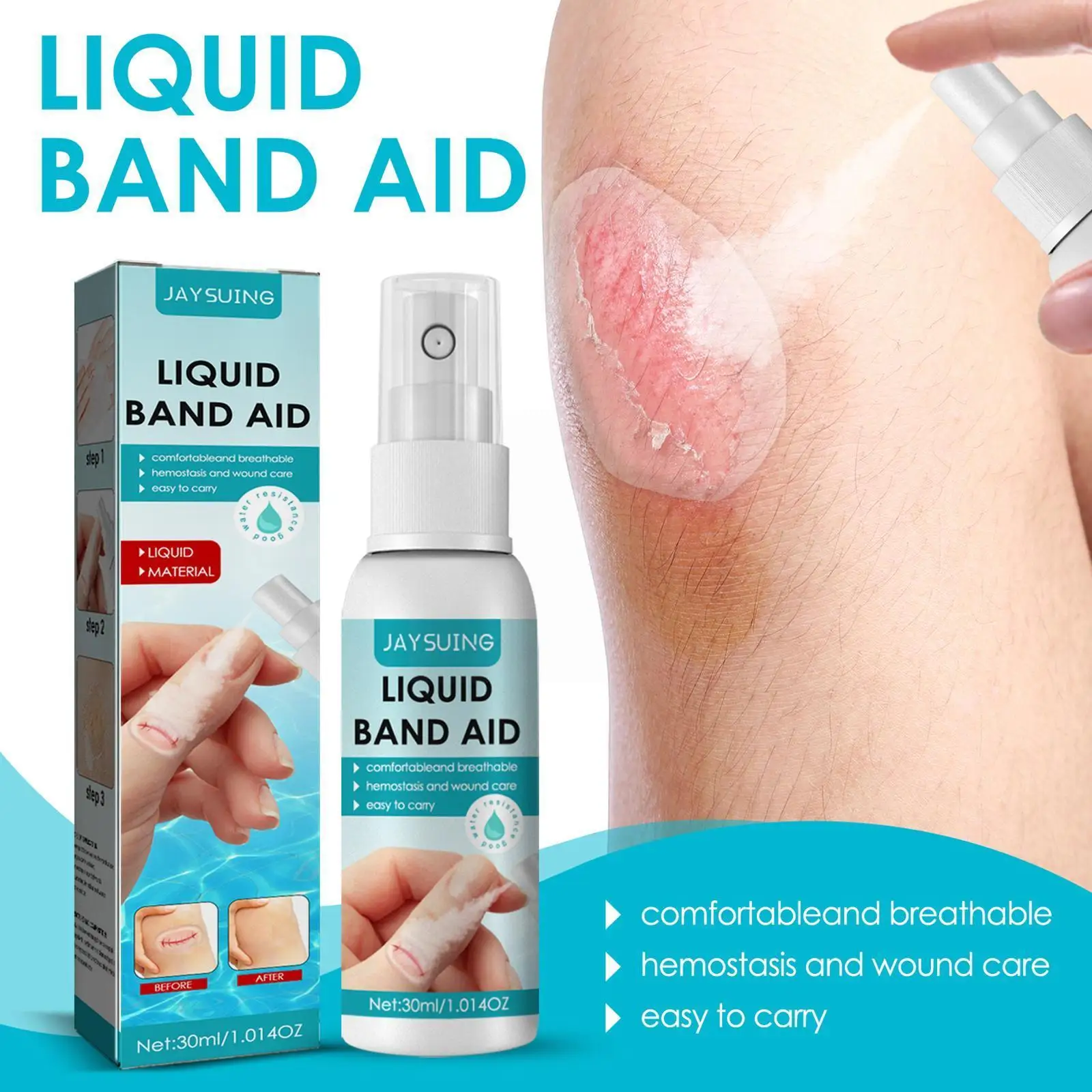 Liquid Bandage Breathable Waterproof Wound Healing Adhesive Wound