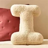 Y1UB Fashionable Alphabets Sofa Pillow for Modern Home Styling in Various Color 3